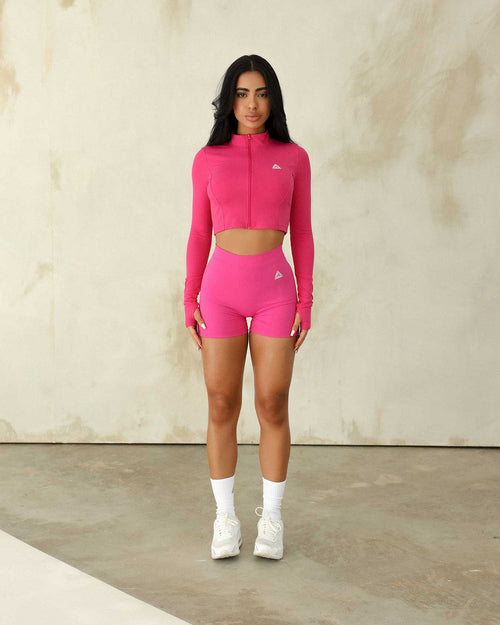 Hot Pink Venus Cropped Jacket